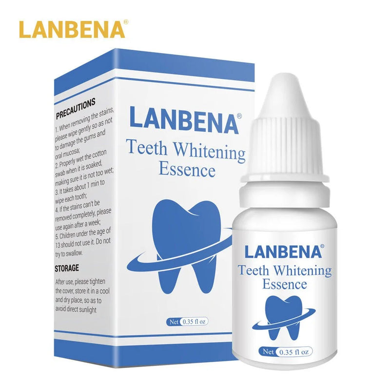 Lanbena 10ml pó de essência para clareamento dental.